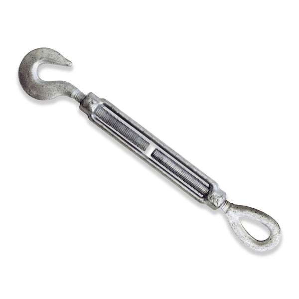 Aztec Lifting Hardware Turnbuckle Hook x Eye 1 x 18 HDG THE118 Zoro